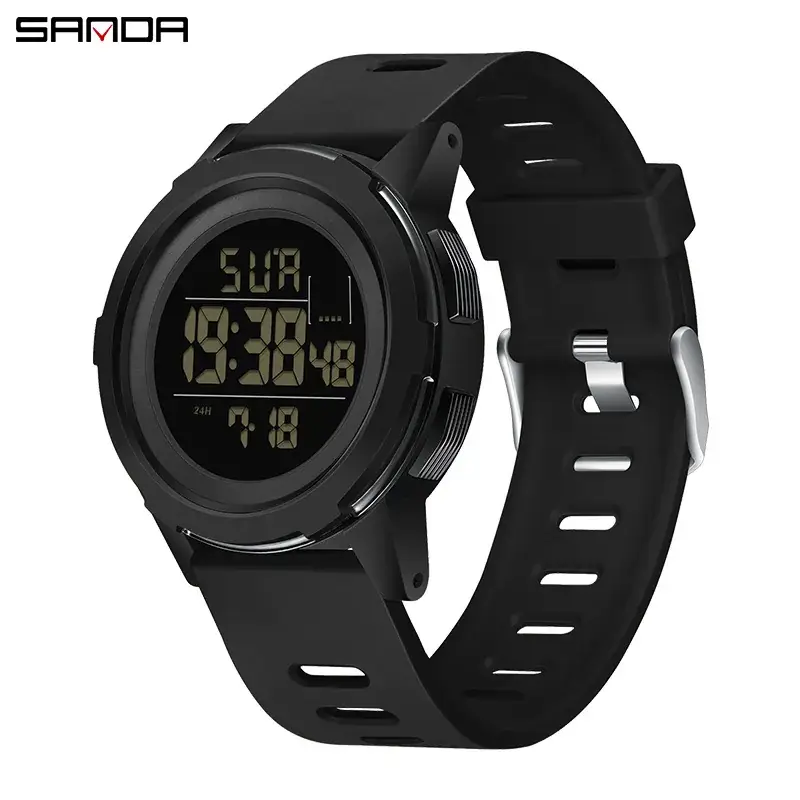 Sanda Digital Tactical Watch for Men Waterproof Outdoor Sports - Image 8