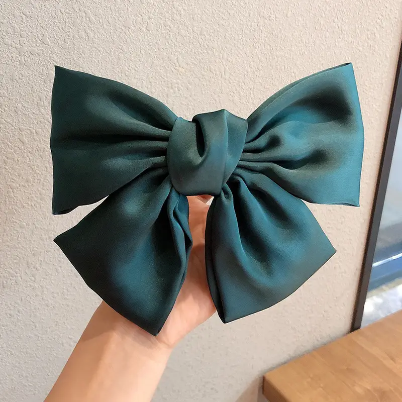 Satin Bow Hairpins in Multiple Colors - Image 5