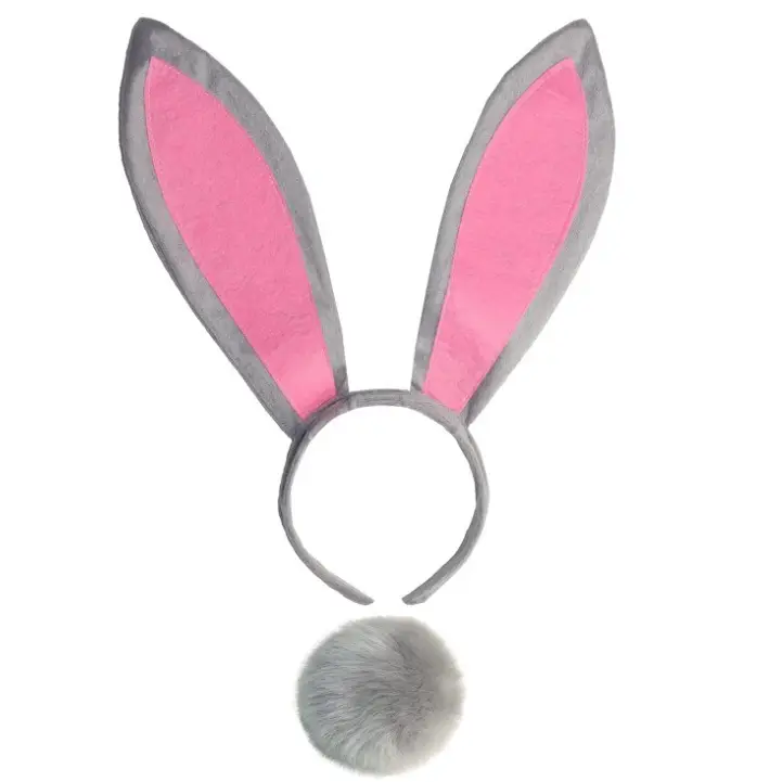 Pink Easter Bunny Ears Headband for Cosplay Costume - Image 20