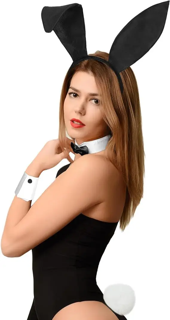 Pink Easter Bunny Ears Headband for Cosplay Costume — feature 1
