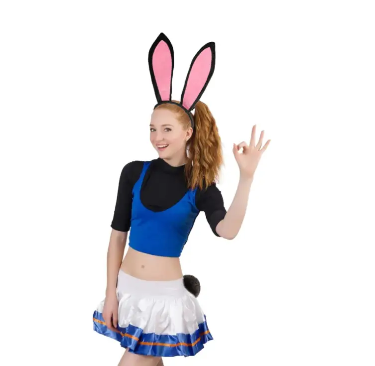Pink Easter Bunny Ears Headband for Cosplay Costume — feature 16