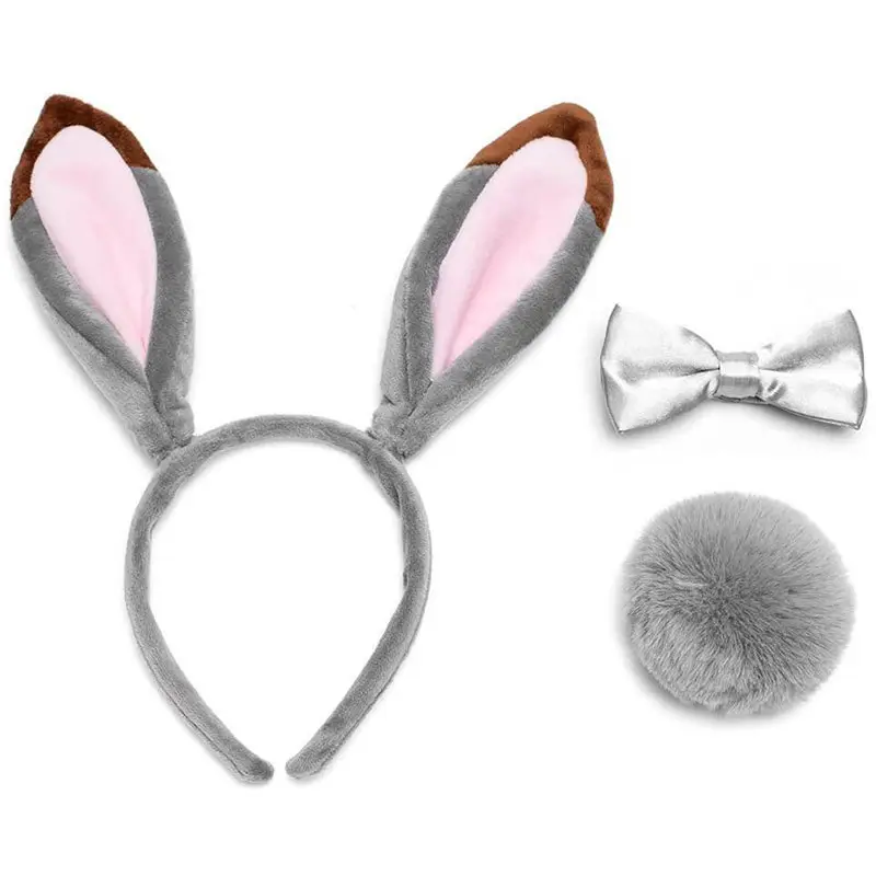 Pink Easter Bunny Ears Headband for Cosplay Costume — feature 27