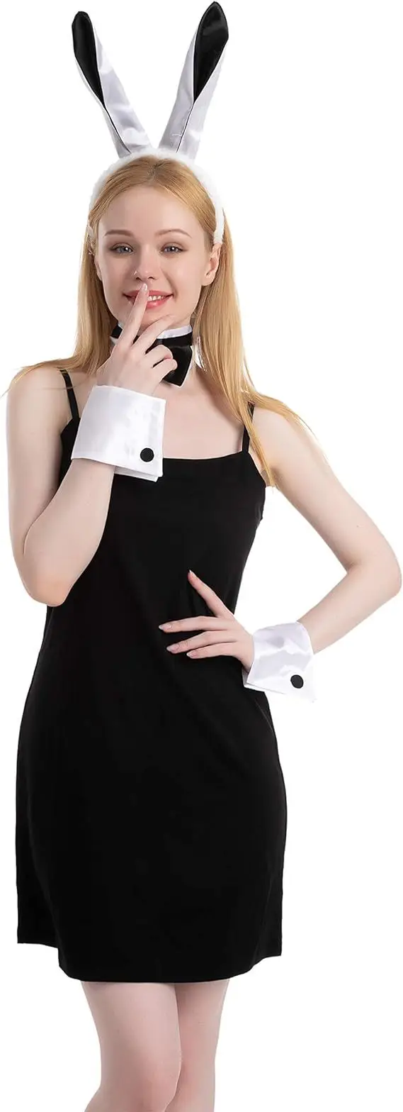 Pink Easter Bunny Ears Headband for Cosplay Costume — feature 3