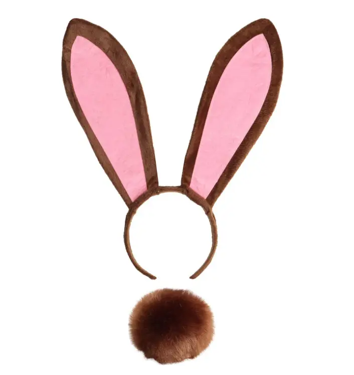Pink Easter Bunny Ears Headband for Cosplay Costume - Image 4