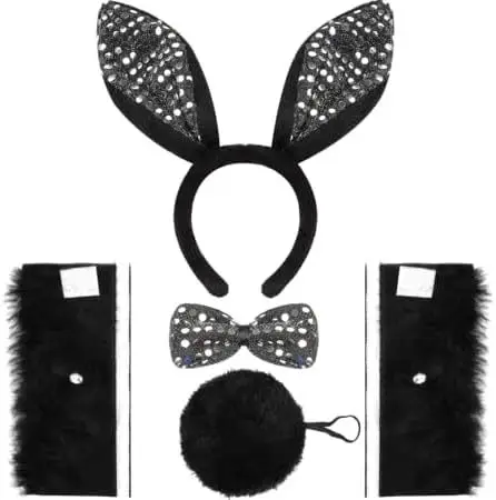 Pink Easter Bunny Ears Headband for Cosplay Costume - Image 7