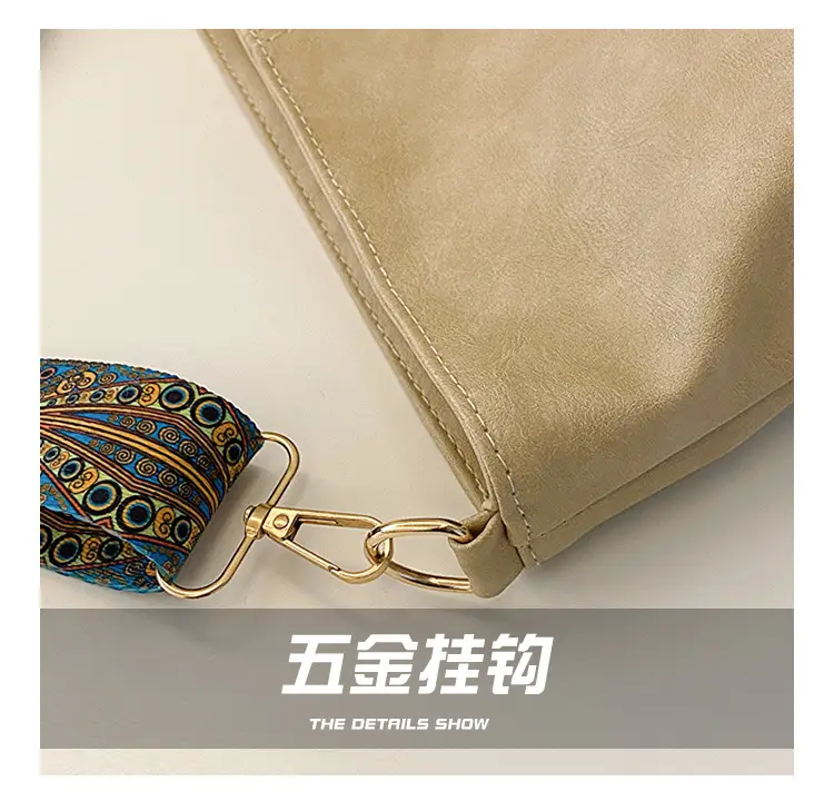 Women's Ethnic Wide Strap Bucket Bag 2024 — feature 6