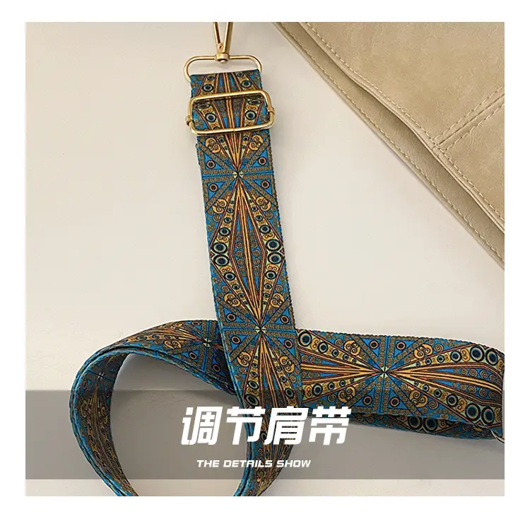 Women's Ethnic Wide Strap Bucket Bag 2024 — feature 7