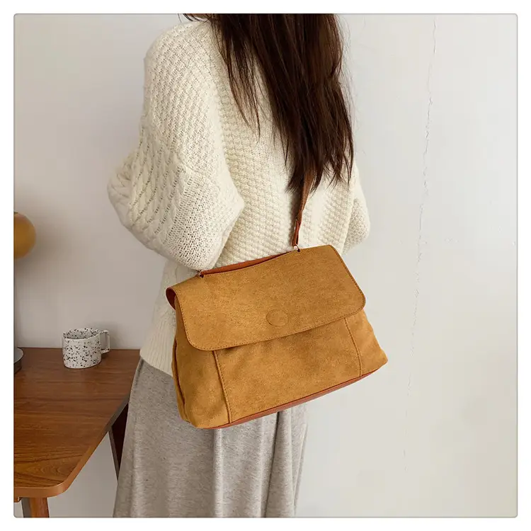 Women's 2-Piece Canvas Shoulder Bag with Crossbody Strap — feature 23