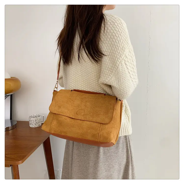 Women's 2-Piece Canvas Shoulder Bag with Crossbody Strap — feature 25