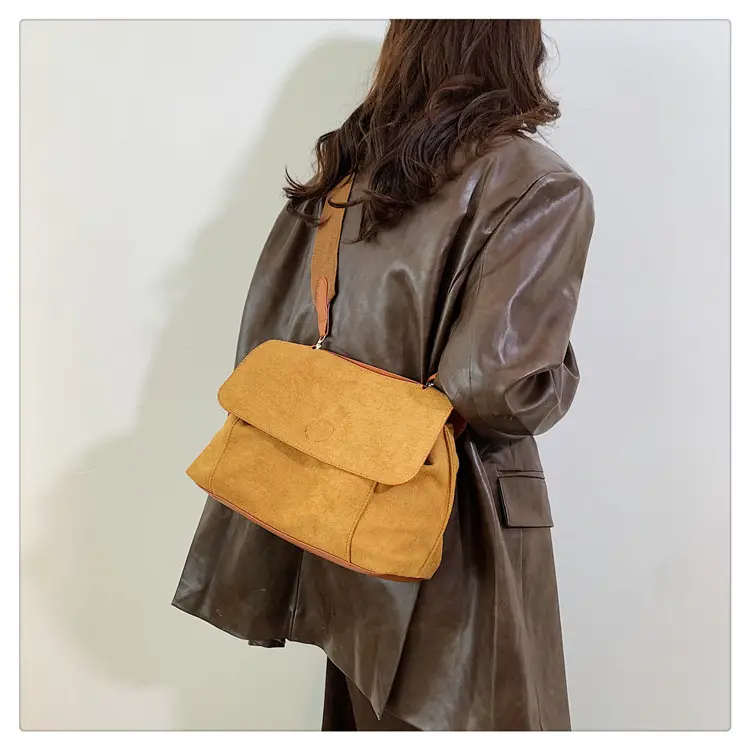 Women's 2-Piece Canvas Shoulder Bag with Crossbody Strap — feature 27