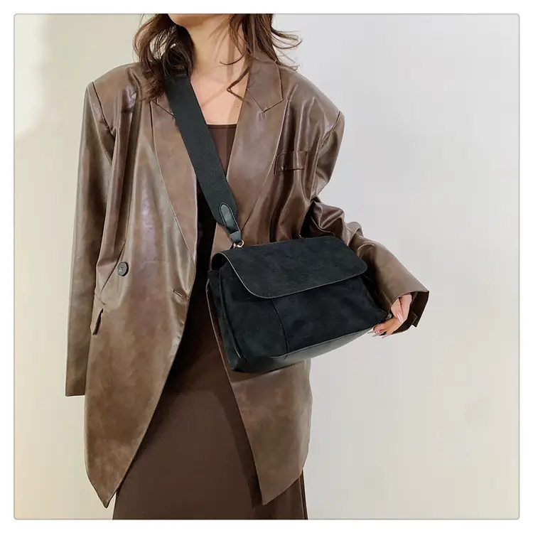 Women's 2-Piece Canvas Shoulder Bag with Crossbody Strap — feature 29