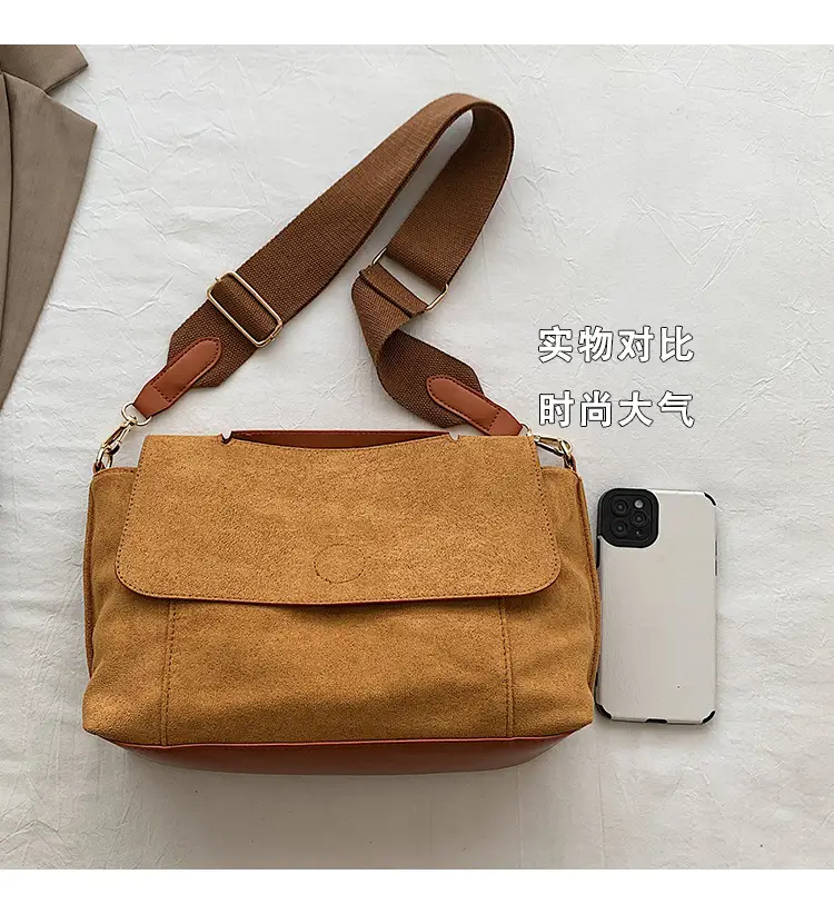 Women's 2-Piece Canvas Shoulder Bag with Crossbody Strap — feature 9