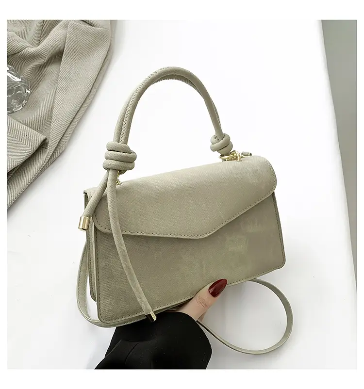 Vintage Women's Square Shoulder Bag 2024 New Spring
