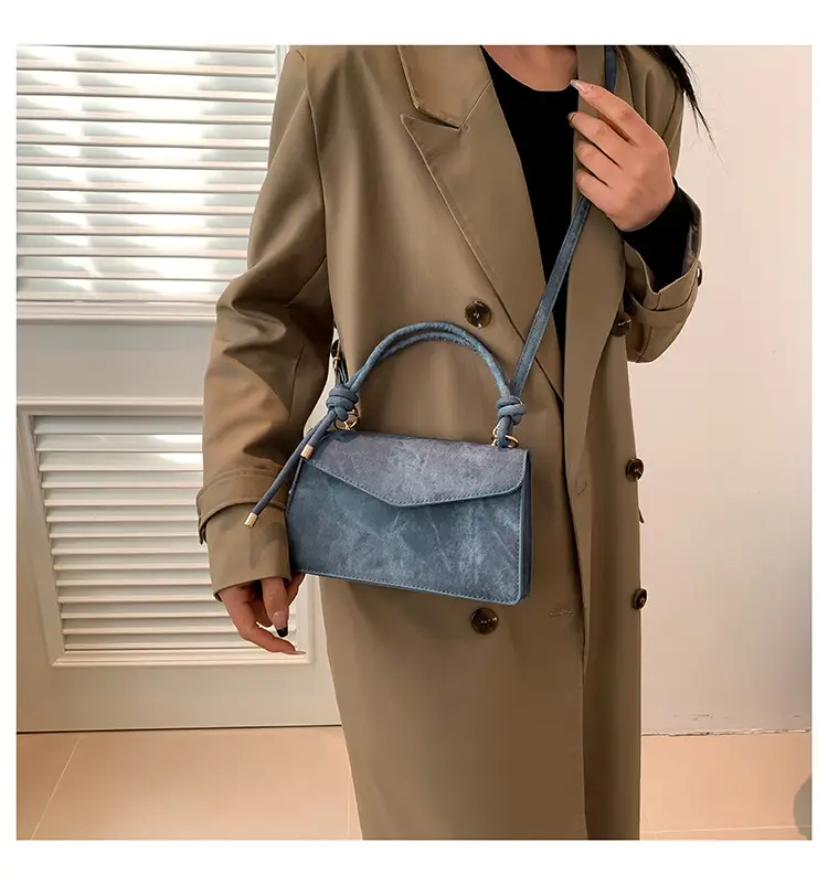 Grey Suede Shoulder Crossbody Bag for Women — feature 18