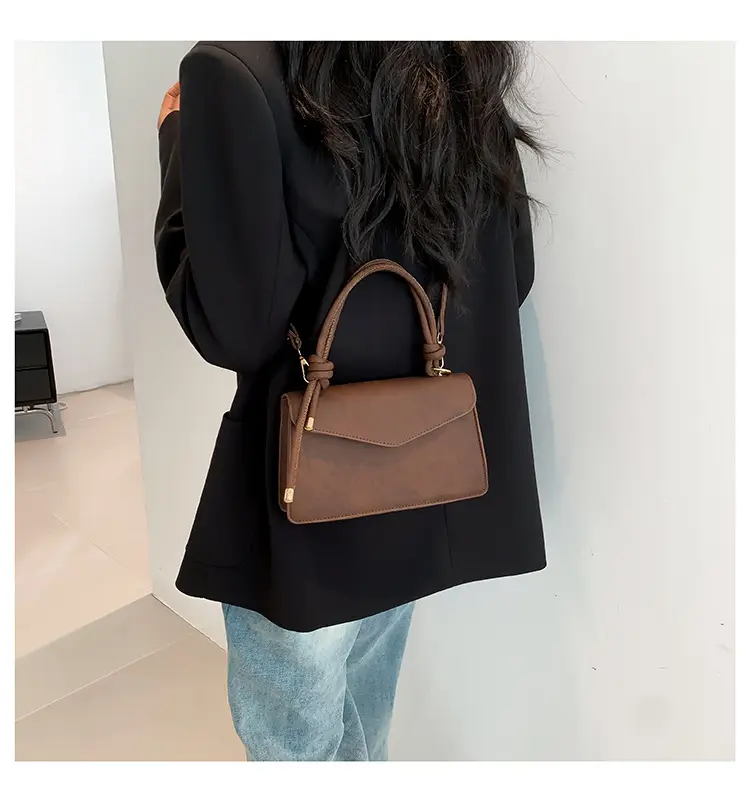 Grey Suede Shoulder Crossbody Bag for Women — feature 19