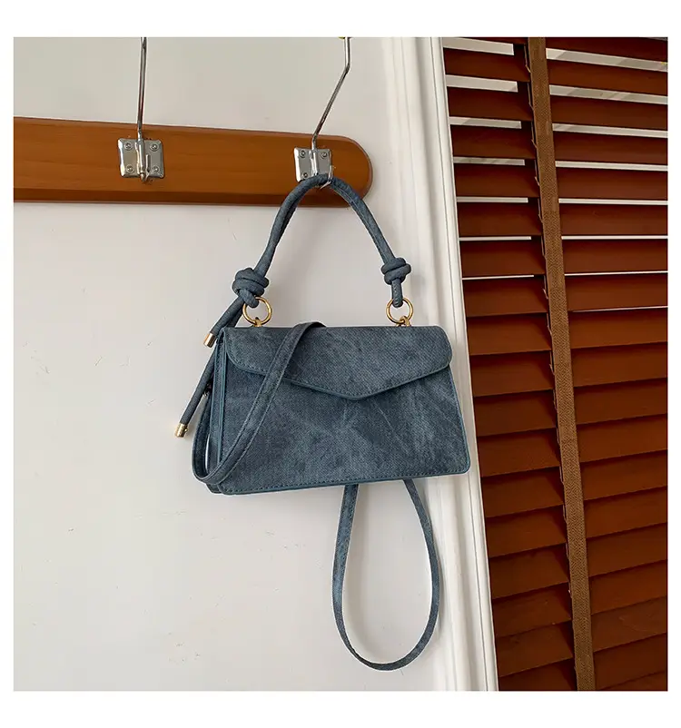 Grey Suede Shoulder Crossbody Bag for Women — feature 30