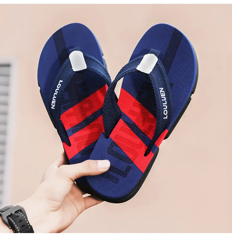 2026 New Cross-Border Men's Flip-Flops for Summer, Large Size Trendy Shoes, Outdoor Beach Sandals, Men's Thong Sandals — feature 12