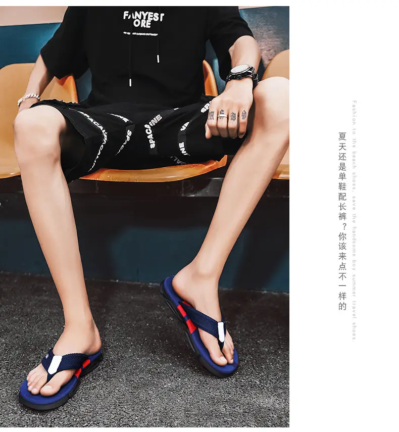 2026 New Cross-Border Men's Flip-Flops for Summer, Large Size Trendy Shoes, Outdoor Beach Sandals, Men's Thong Sandals — feature 13