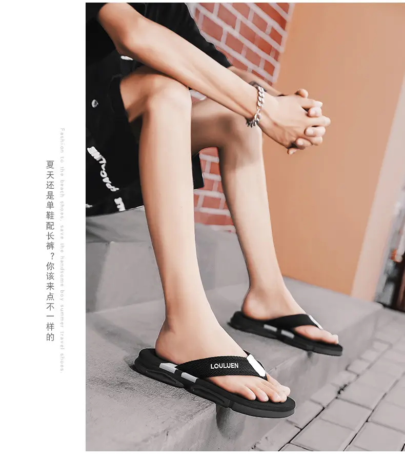 2026 New Cross-Border Men's Flip-Flops for Summer, Large Size Trendy Shoes, Outdoor Beach Sandals, Men's Thong Sandals — feature 15