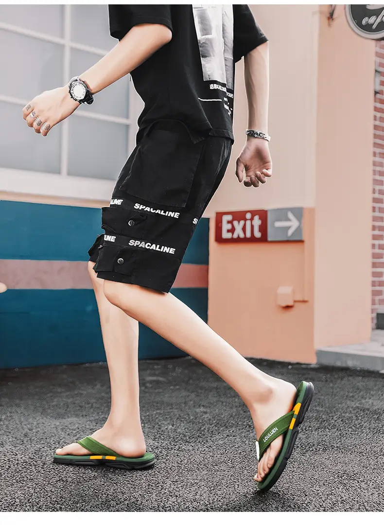 2026 New Cross-Border Men's Flip-Flops for Summer, Large Size Trendy Shoes, Outdoor Beach Sandals, Men's Thong Sandals — feature 19