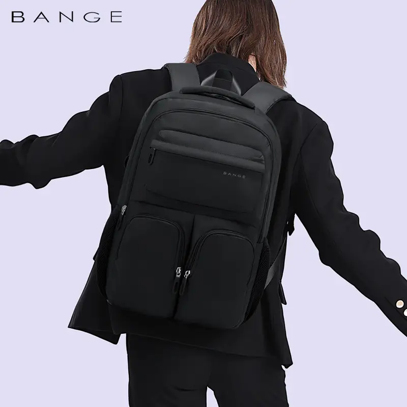 Women Large Capacity Korean Fashion Backpack Grey - Image 6