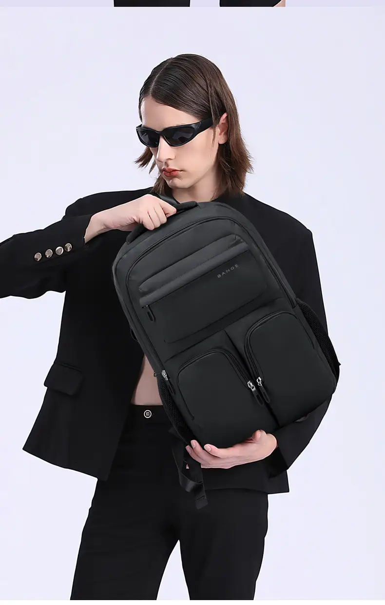 Women Large Capacity Korean Fashion Backpack Grey — feature 4