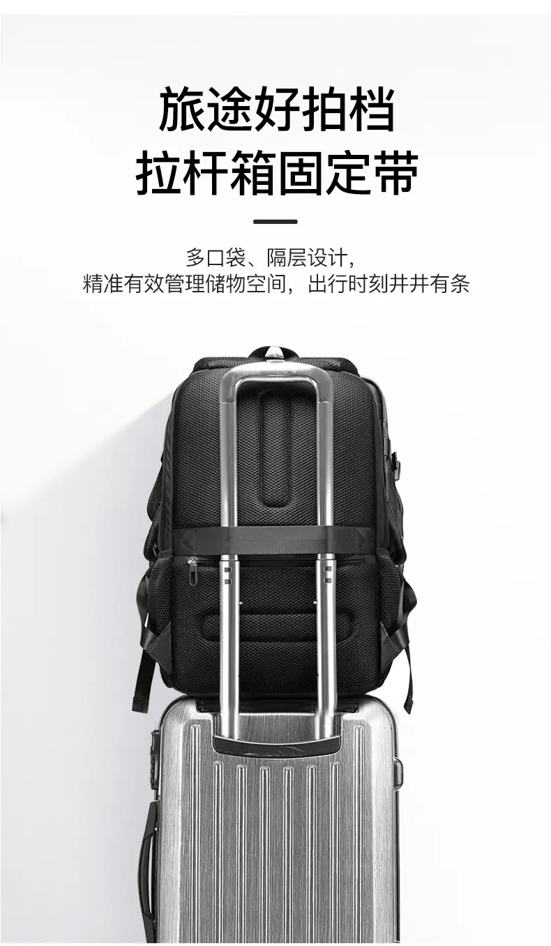 Women Large Capacity Korean Fashion Backpack Grey — feature 7