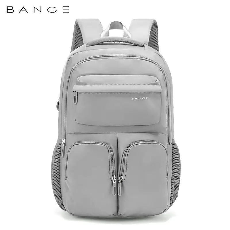 Women Large Capacity Korean Fashion Backpack Grey - Image 2