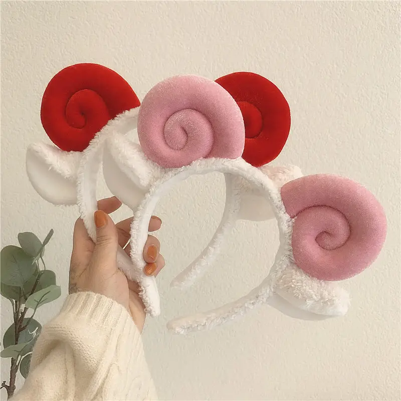 Cute Face Wash Headband with Red Roses for Women