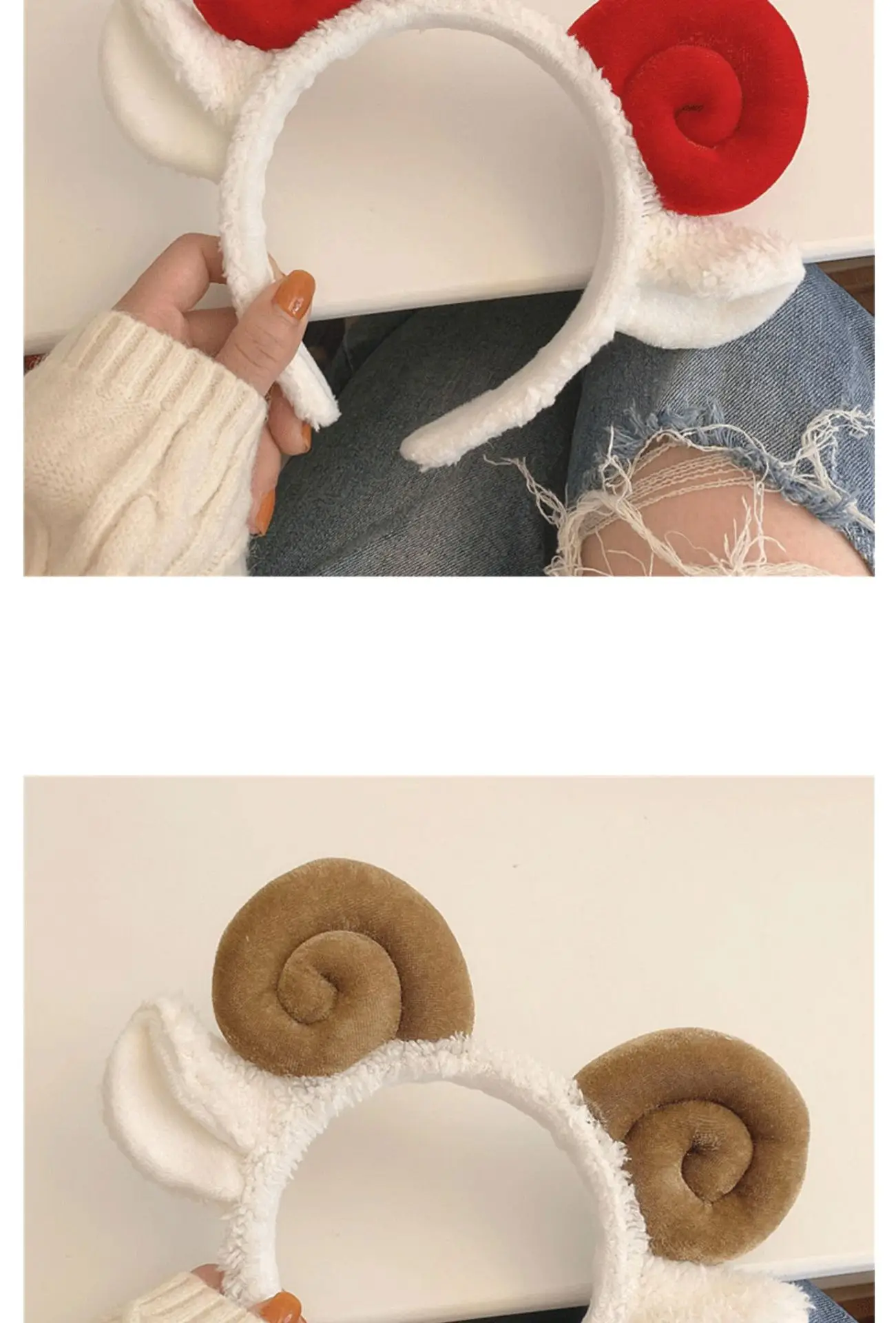 Cute Face Wash Headband with Red Roses for Women — feature 5