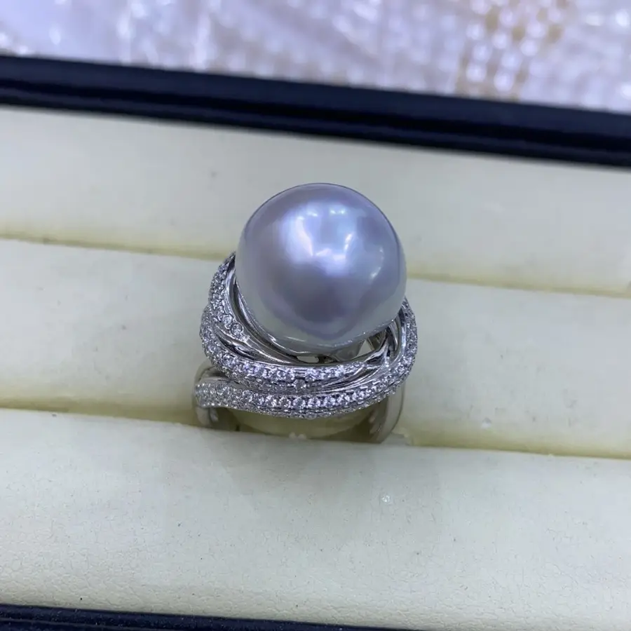 Zhuji Pearl Earrings Necklace Bracelet Ring DIY Raw Material - Image 3