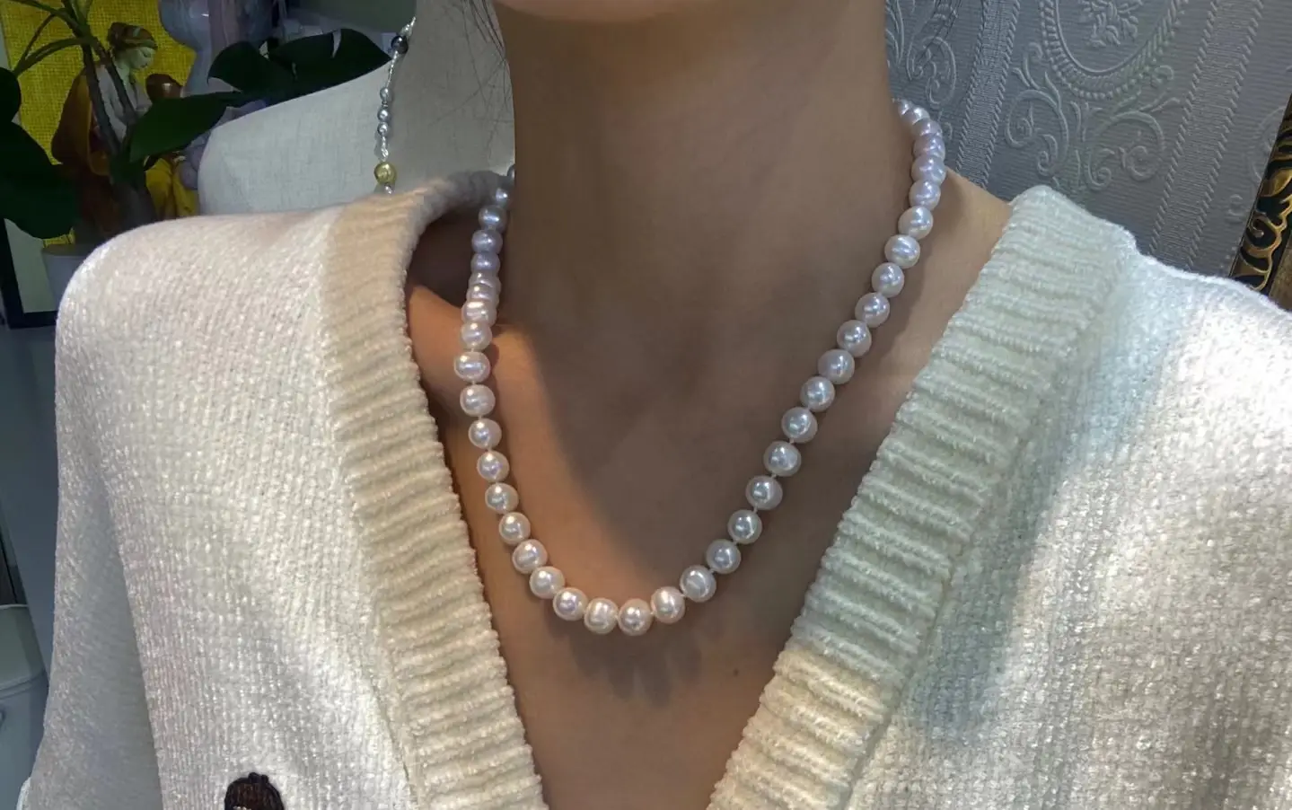 Zhuji Pearl Earrings Necklace Bracelet Ring DIY Raw Material — feature 11