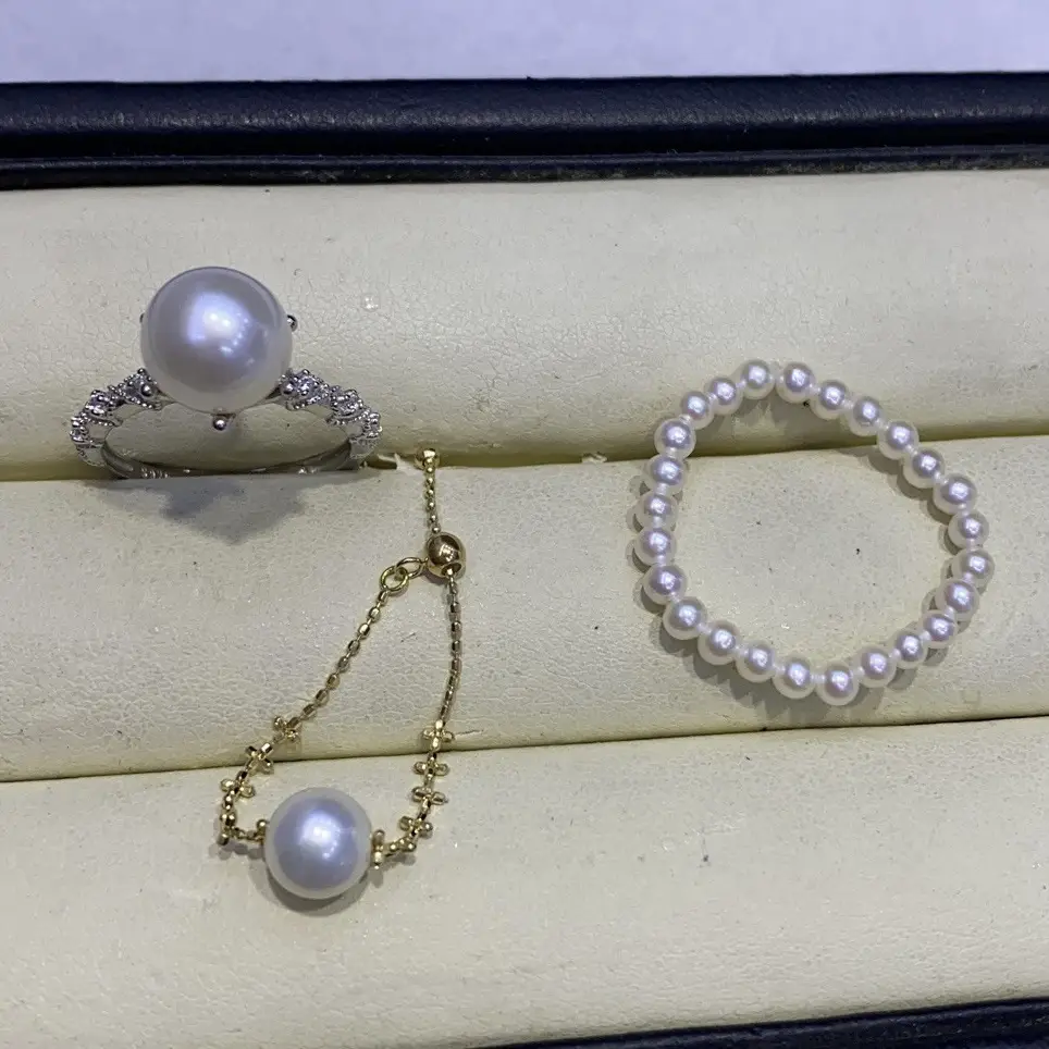 Zhuji Pearl Earrings Necklace Bracelet Ring DIY Raw Material — feature 17