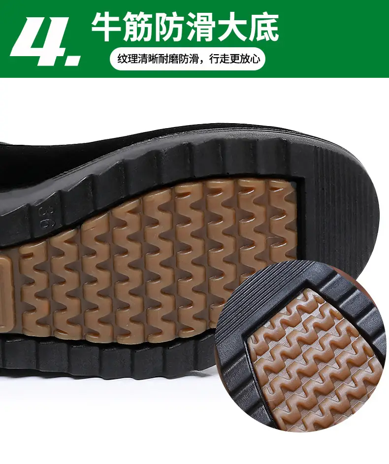 Old Beijing Cloth Shoes Women's Single Shoes New Soft Sole Non-slip Beef Sole Work Shoes Black Hotel Shoes Dancing Mom Shoes — feature 7