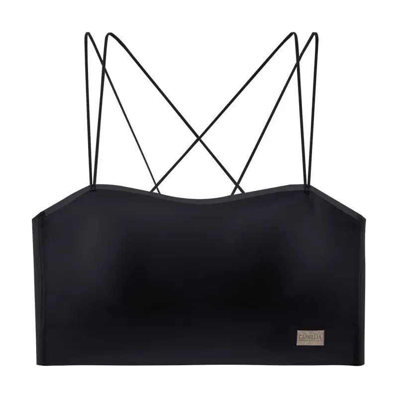 All-In-One Fixed Cup Back Bra with Spaghetti Straps