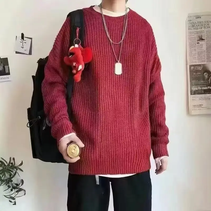 New Hong Kong Style Green Round Neck Sweater — feature 15