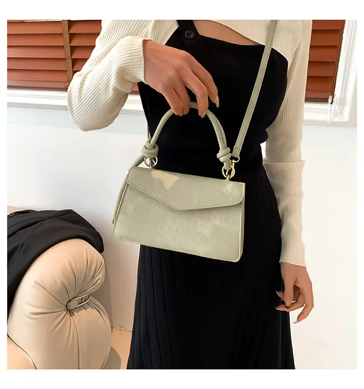 K-Style Beige Crossbody Bag for Women — feature 12