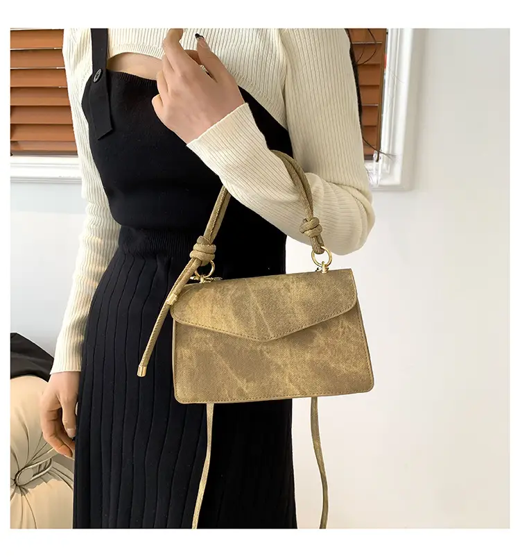 K-Style Beige Crossbody Bag for Women — feature 14