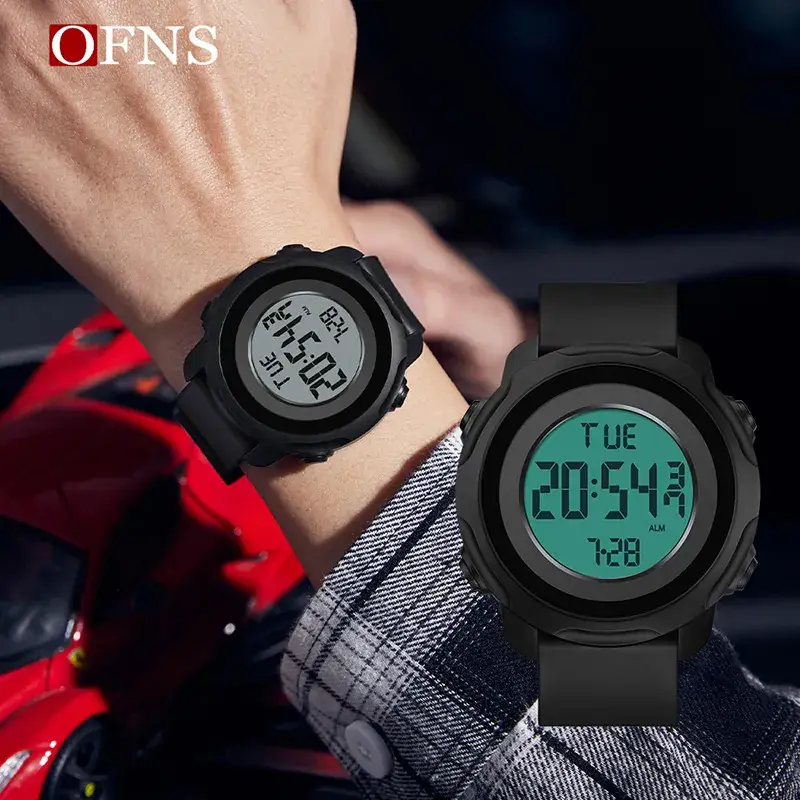 Ofns Green Digital Watch 20-5747 Live Broadcast - Image 3