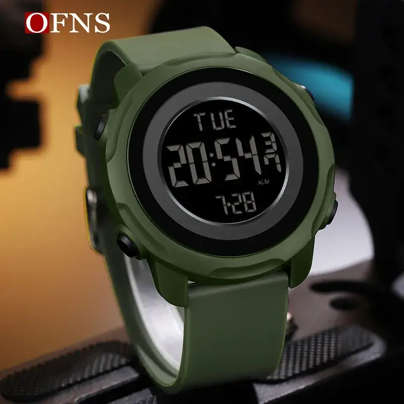 Ofns Green Digital Watch 20-5747 Live Broadcast - Image 4