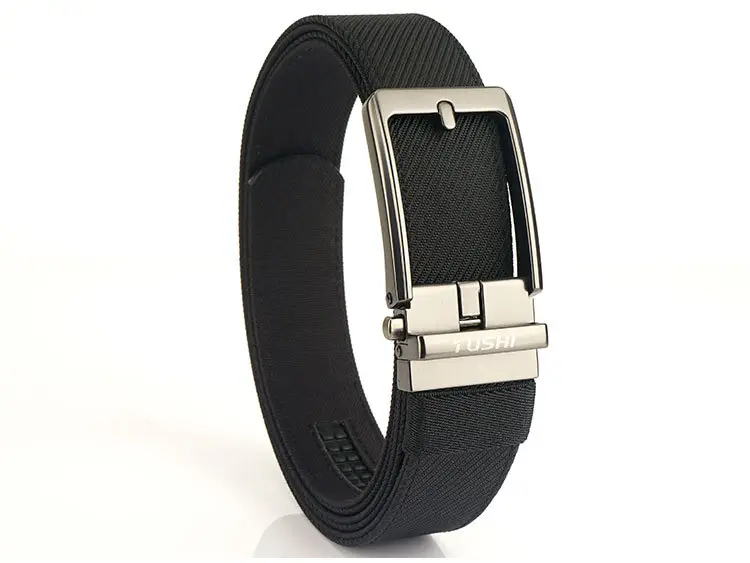 Men's Green Nylon Belt with Silver Buckle — feature 21