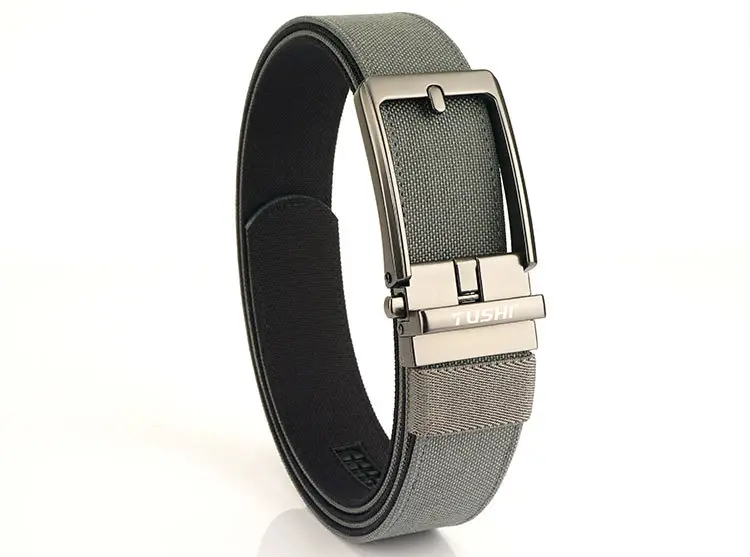 Men's Green Nylon Belt with Silver Buckle — feature 23