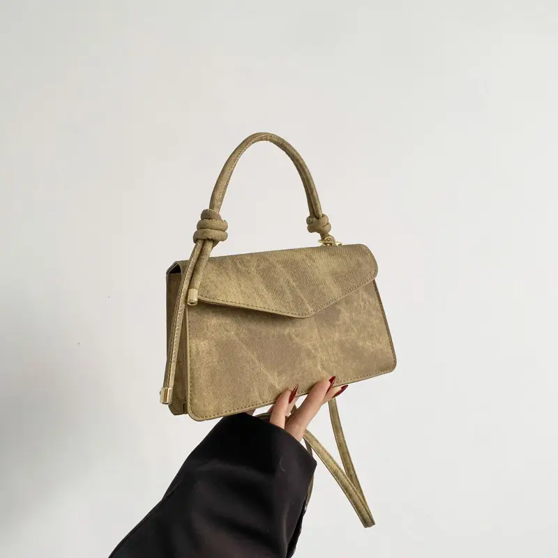 Women's Beige Embroidered Shoulder Bag 2024 Spring - Image 3
