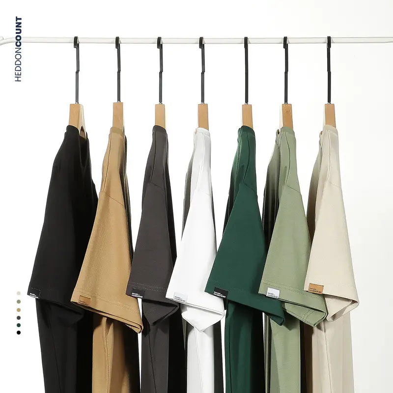 Dengjue Men's Twill T-Shirt Tan 2026 - Image 9