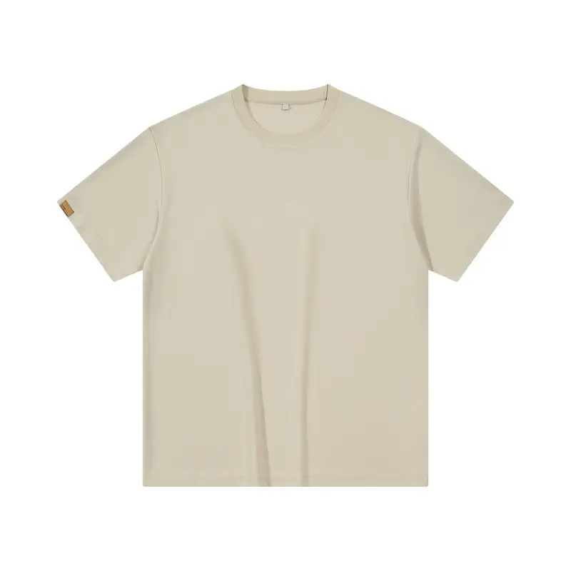 Dengjue Men's Twill T-Shirt Tan 2026 - Image 7