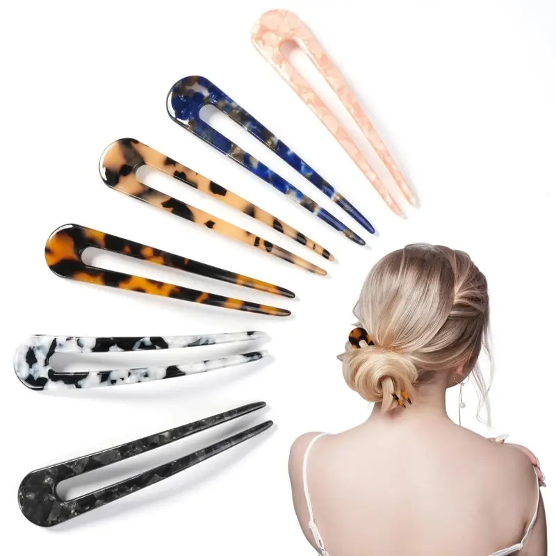 European Butterfly Hairpin Clip for Women Retro Elegant 3D Design — feature 15