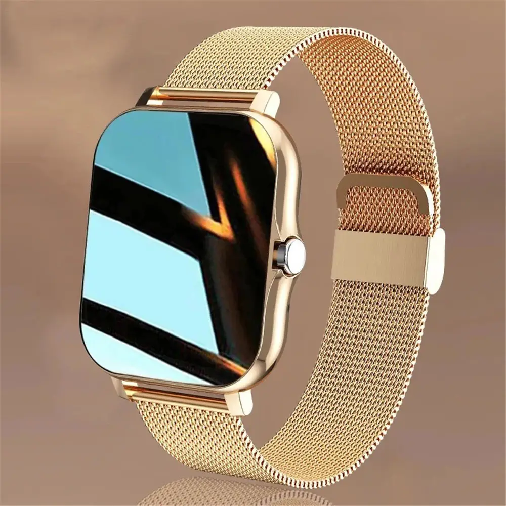 Pink H13 Smart Watch with Heart Rate & Blood Pressure Display
