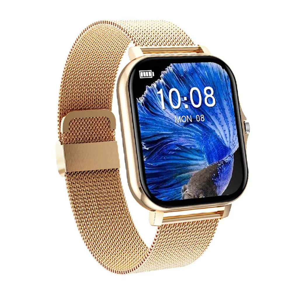 Pink H13 Smart Watch with Heart Rate & Blood Pressure Display