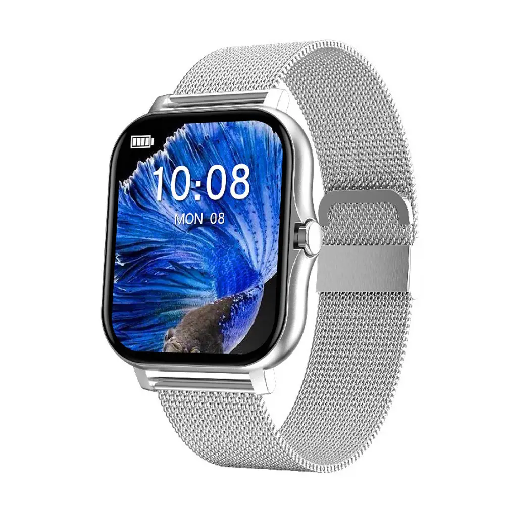 Pink H13 Smart Watch with Heart Rate & Blood Pressure Display