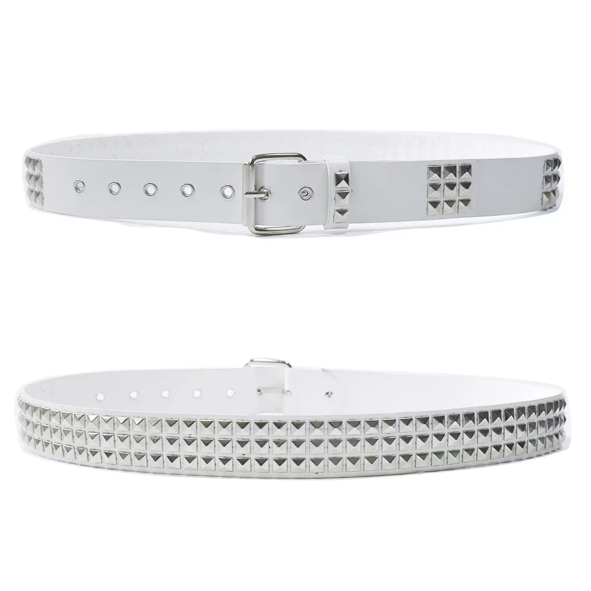 Black Rivet Hip Hop Belt for Men Women — feature 10